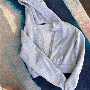 Greg brandy Melville cropped zip up